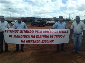 Protesto de produtores de mandioca se intensifica